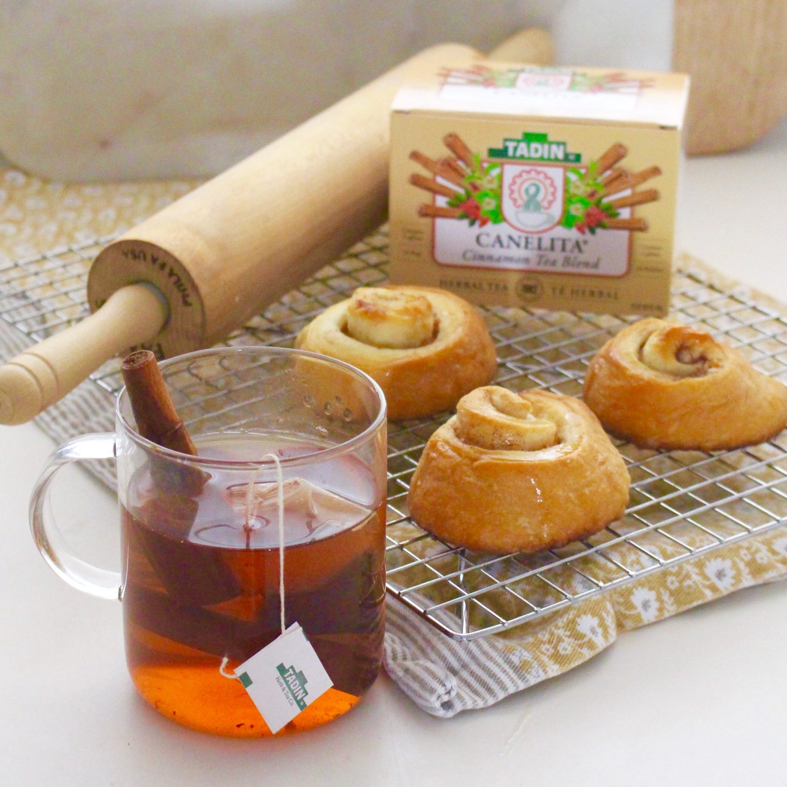 Mini Cinnamon Buns with Cinnamon Apple Glaze – Tadin Herb & Tea Co.