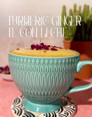 Turmeric Ginger Té Con Leche