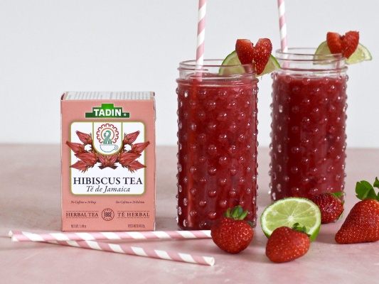 Hibiscus Strawberry Agua Fresca