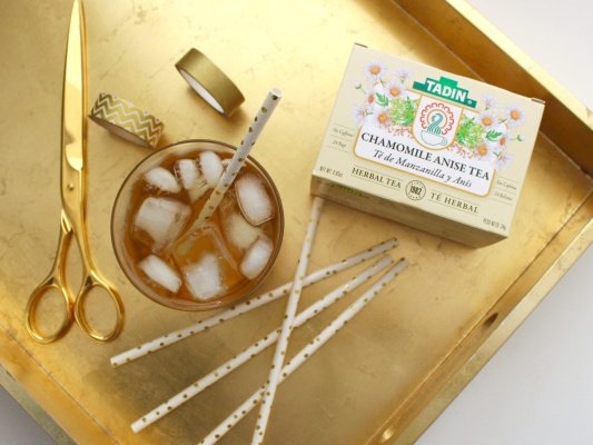 Golden Chamomile Anise Iced Tea
