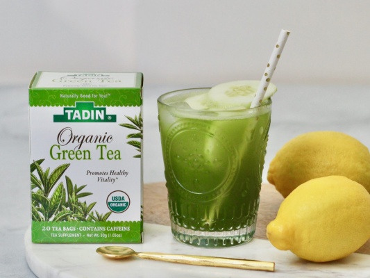 Organic Green Tea Cucumber Mint Lemonade