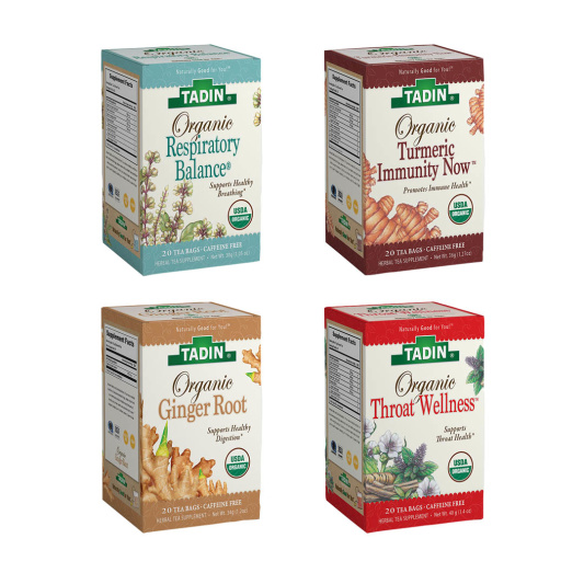 Organic Immunity and Respiratory Herbal Tea Wellness Kit (Paquete Variado de Té de Hierbas Orgánico para Aumentar Inmunidad y Bienestar Respiratorio)